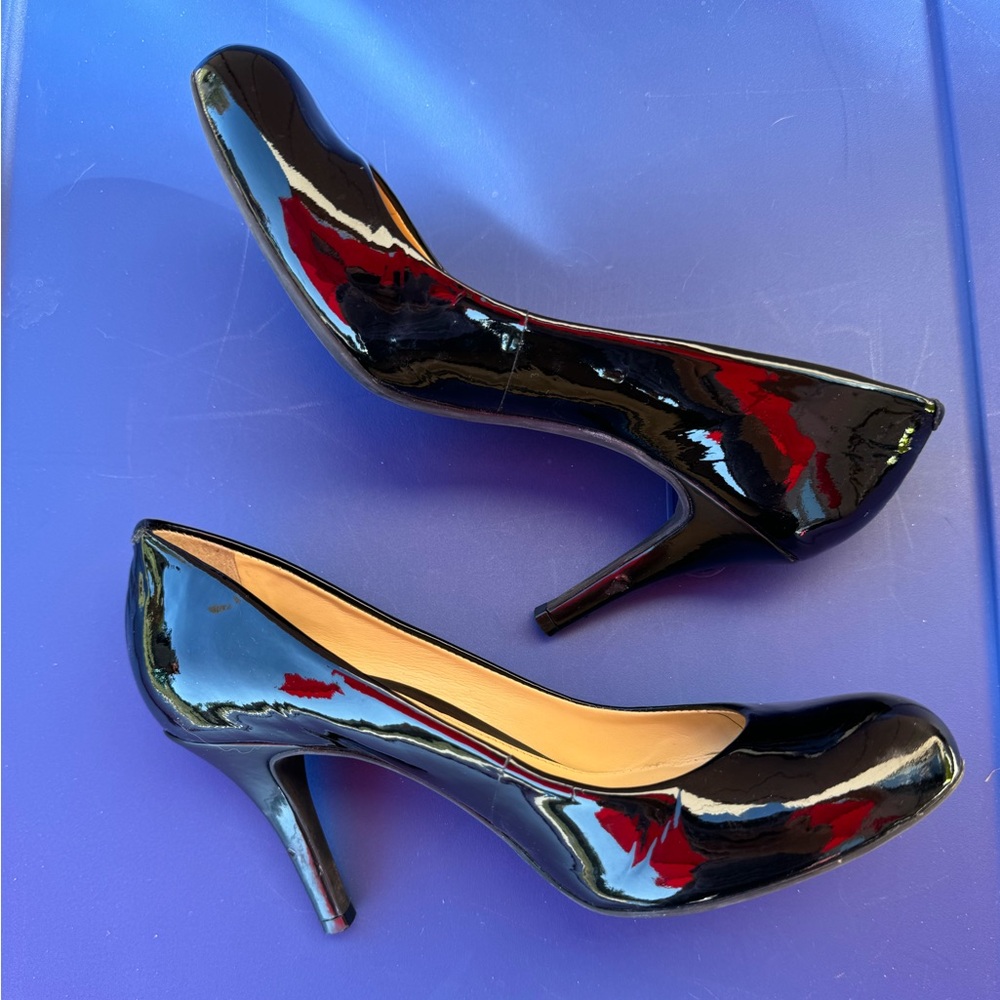Gianni Bini black patent heels